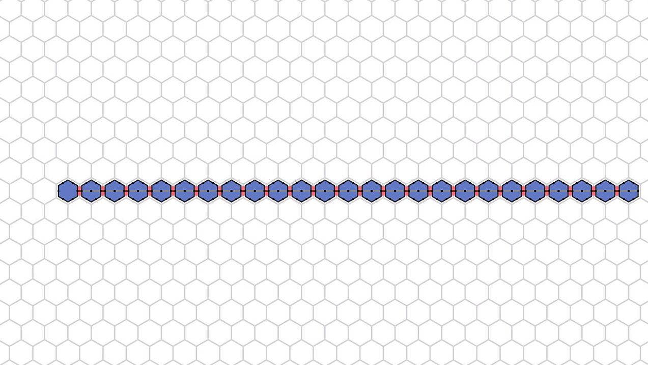 AmoebotSim 2.0 Example Line Formation